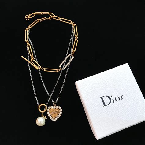 dior style necklace|Dior necklace fake.